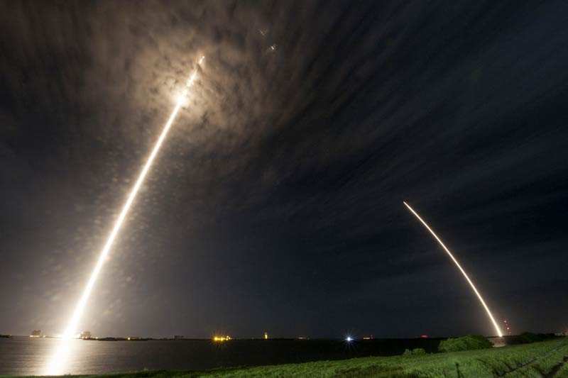 Space X: Falcon 9 lancia Dragon verso la ISS e atterra di nuovo [VIDEO]