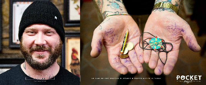 Cesare Tassani fa il tatuatore, e ogni giorno per entrare nell'intimo della storia che dovrà andare a disegnare per sempre sulla pelle di qualcuno, si sporca le mani nel vero senso dell'espressione.