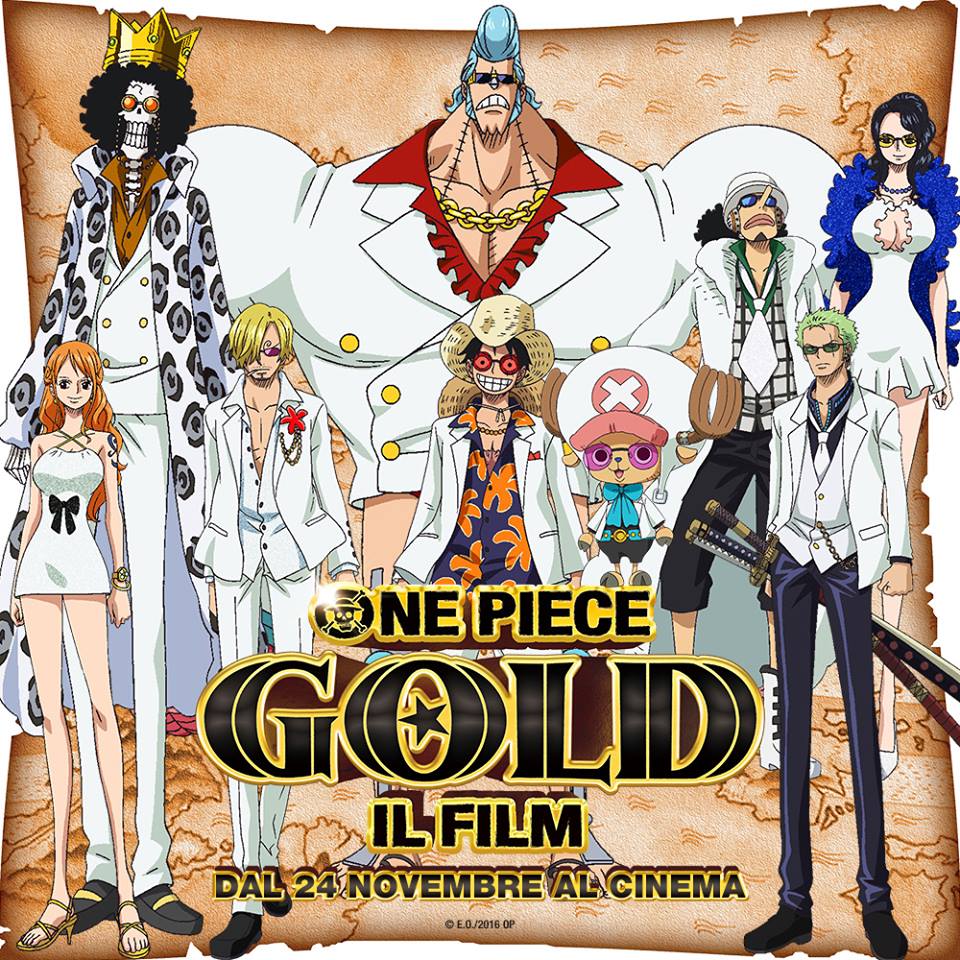 One Piece Film Gold Watch Online One Piece GOLD Il film uscita in Italia il 24 novembre - TRAILER ITA