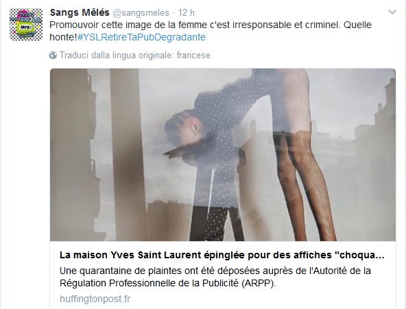 campagna Yves Saint Laurent