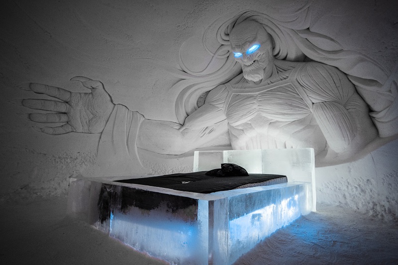 hotel di ghiaccio di Game of Thrones