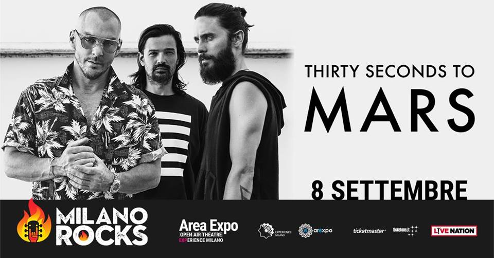 Thirthy Second to Mars live in Italia