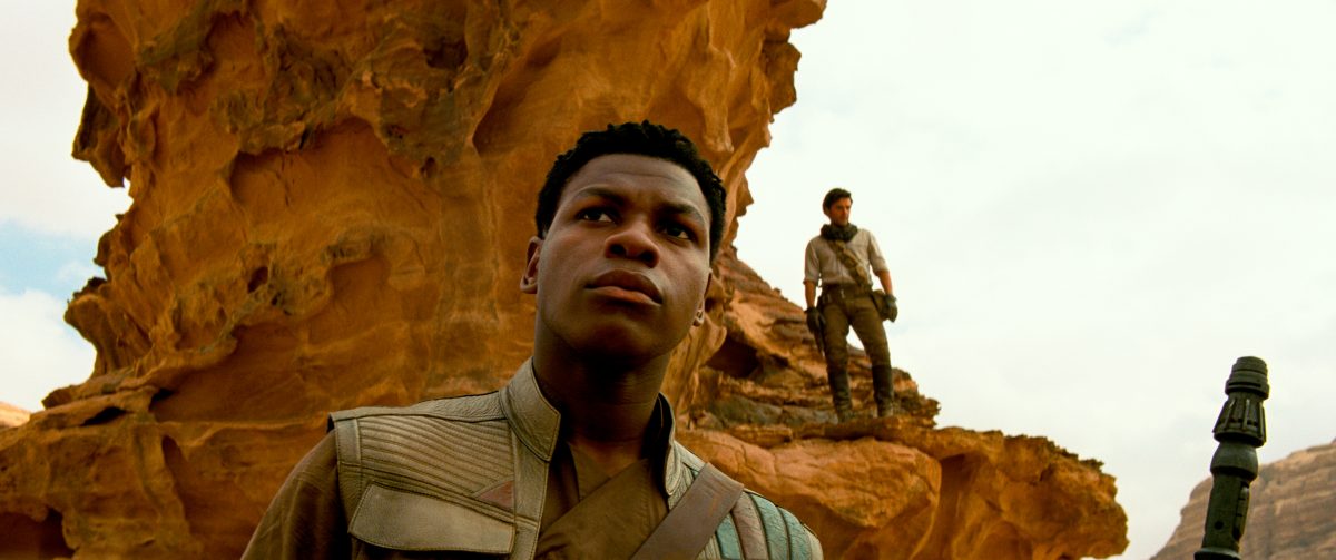 Finn (John Boyega) and Poe Dameron (Oscar Isaac) in STAR WARS:  EPISODE IX.