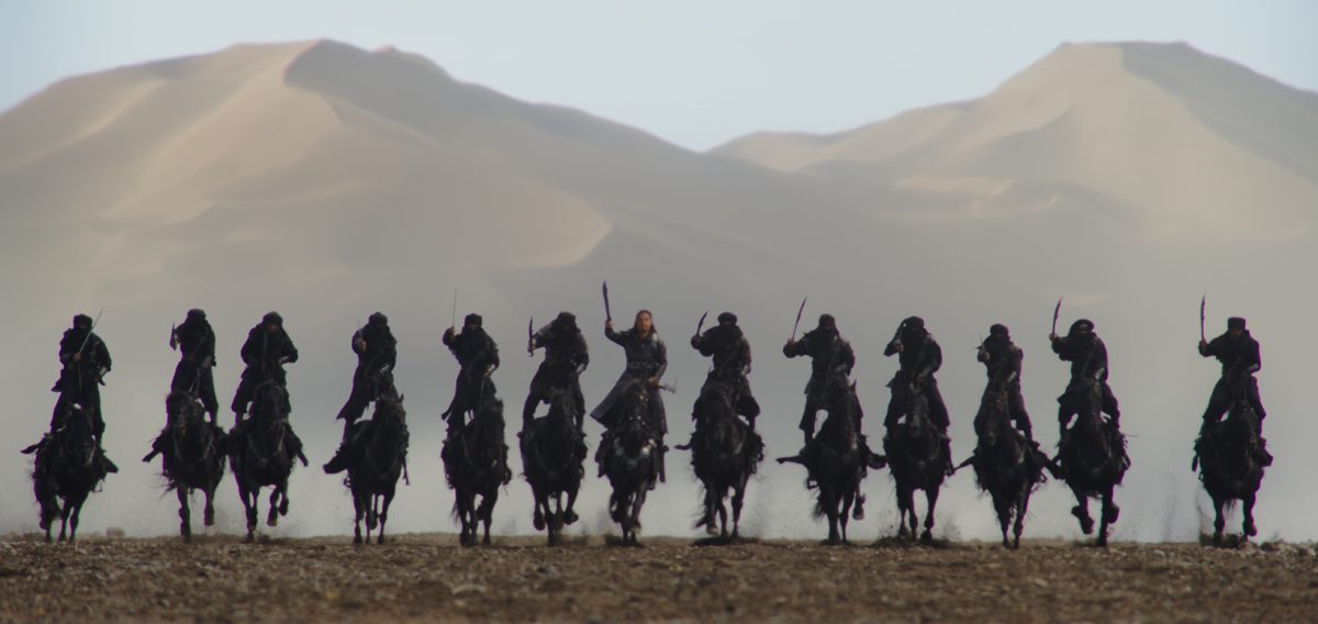 Disney's MULAN..Bori Khan (Jason Scott Lee) and his troops..Photo: Film Frame..© 2019 Disney Enterprises, Inc. All Rights Reserved.