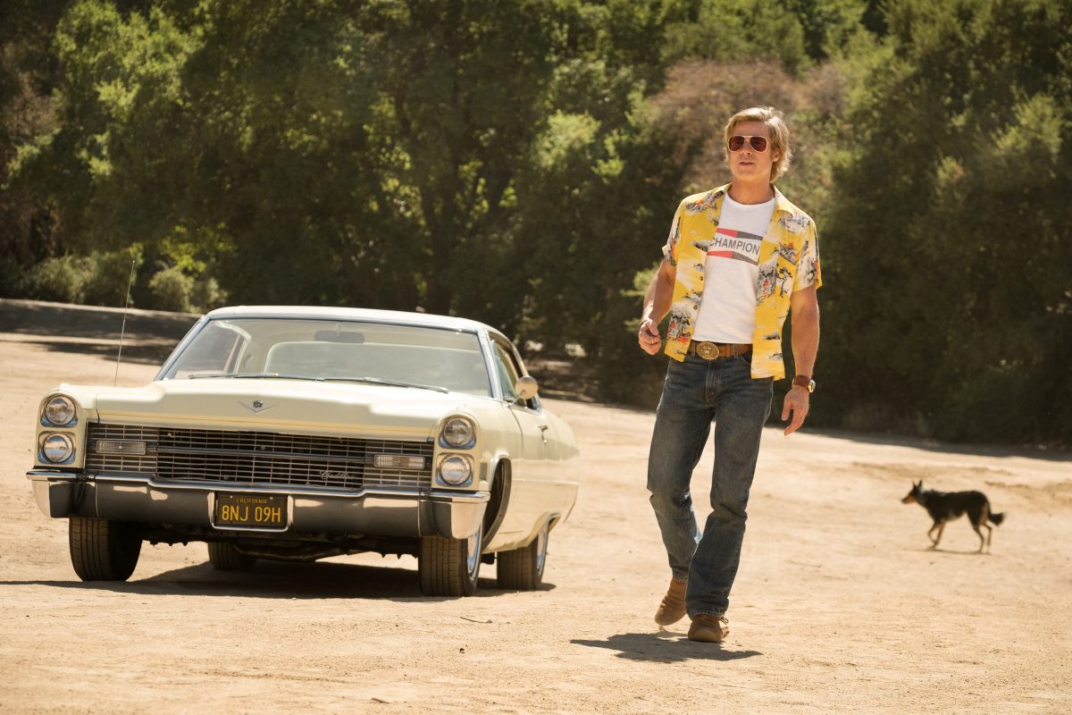 Brad Pitt  stars in ONCE UPON A TIME IN HOLLYWOOD.
