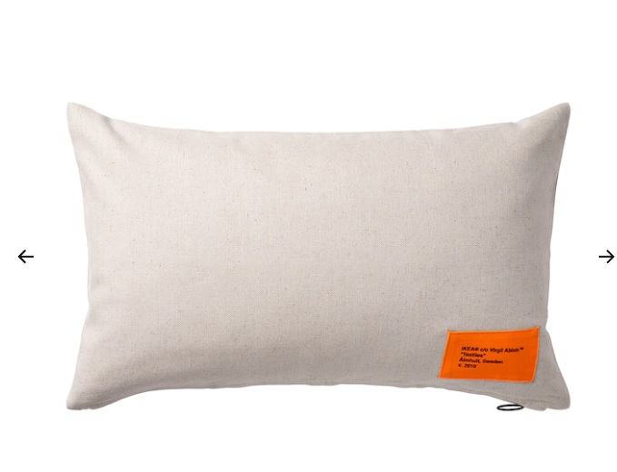 Fodera per cuscino, beige, 40x65 cm (13 euro)