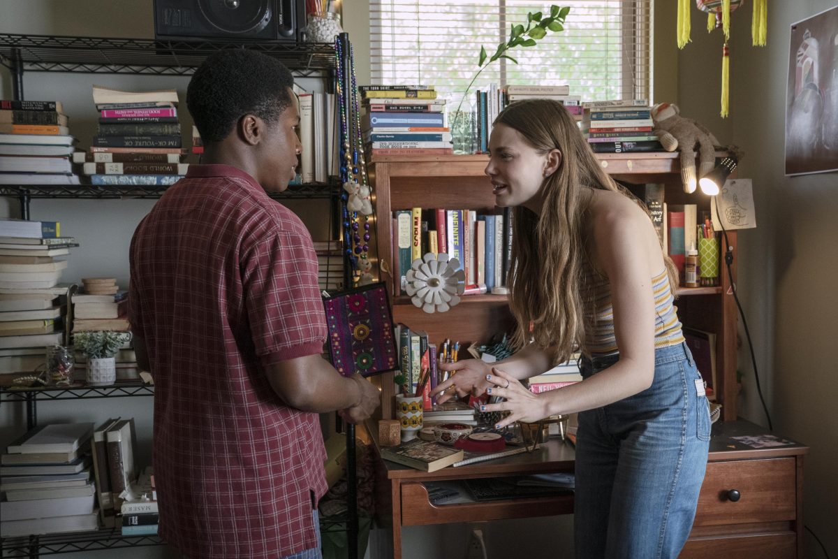 Looking For Alaska - "Famous Last Words" - Episode 101 -- Miles Halter, seeking a more than minor life, enrolls at Culver Creek Academy. On his first day, he gets a new nickname, a best friend, some enemies and makes a deal with Alaska Young that will change his life forever. The Colonel (Denny Love) and Alaska (Kristine Froseth), shown. (Photo by: Alfonso Bresciani/Hulu)