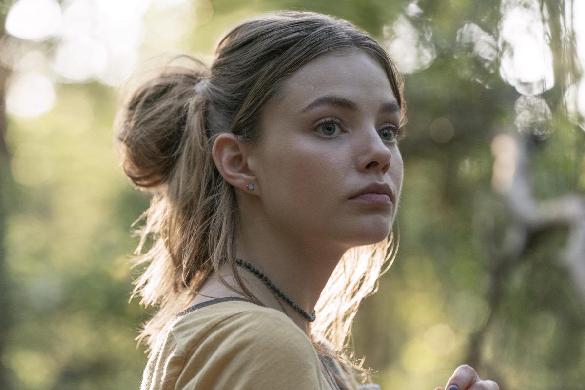 Looking For Alaska -- "The Nourishment is Palatable" - Episode 104 -- Despite the warnings of his friends, Miles agrees to spend Thanksgiving with Alaska at Culver Creek. But a trip to the Colonel’s home for the holiday, designed to bring everyone together, only leaves our group further apart. Alaska (Kristine Froseth), shown. (Photo by: Alfonso Bresciani/Hulu)