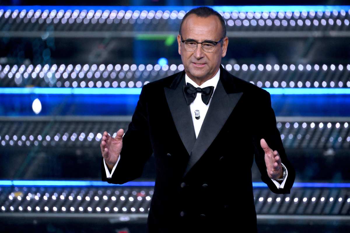 Carlo Conti a Sanremo 2025