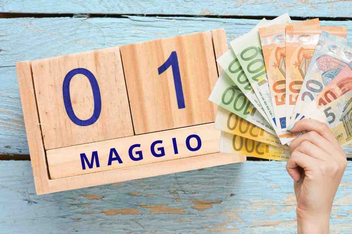 Mano con soldi 1 maggio