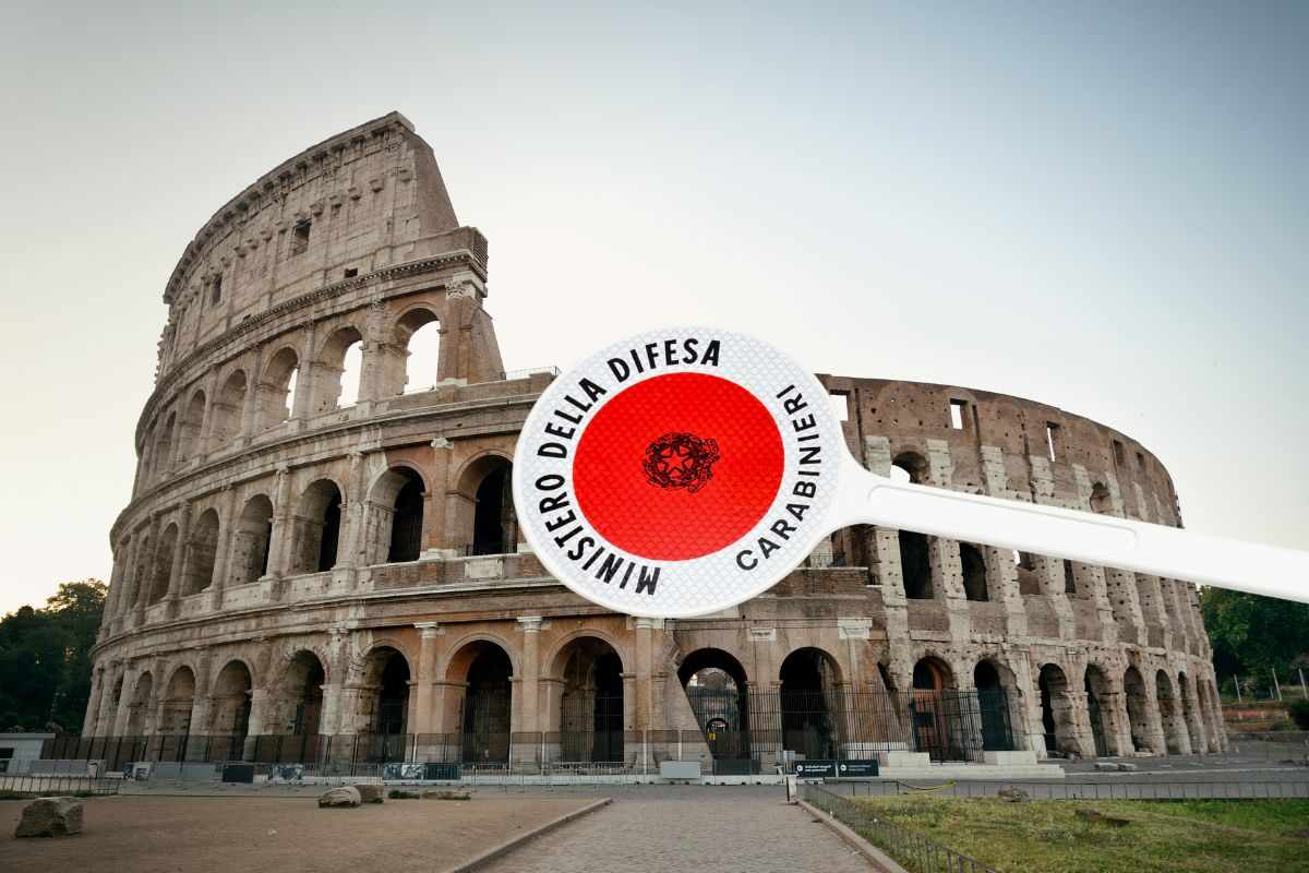 Paletta blocco Colosseo