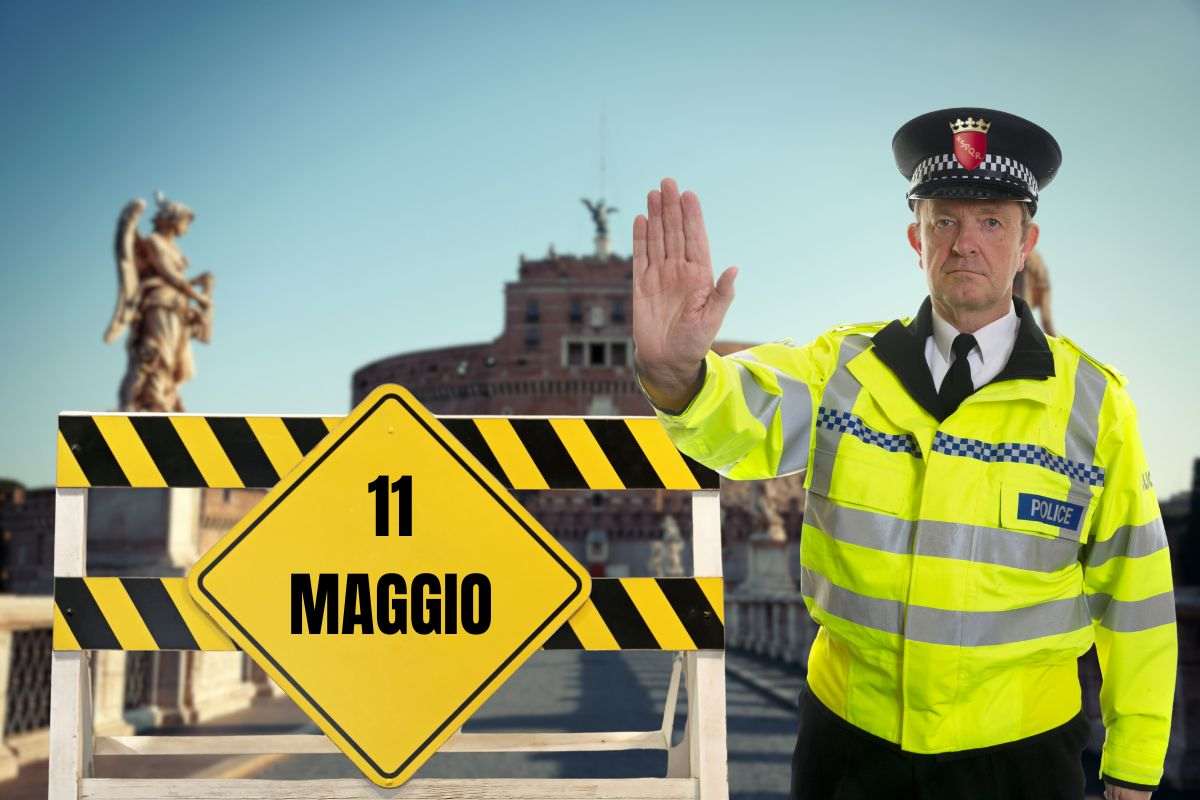 Vigile stop Castel Sant'Angelo