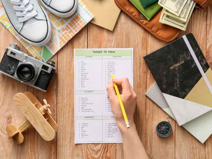 lista da viaggio