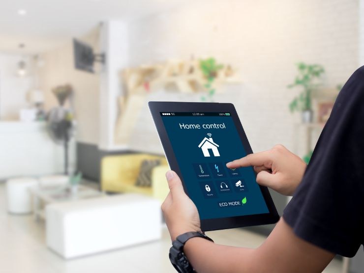 concetto di casa smart
