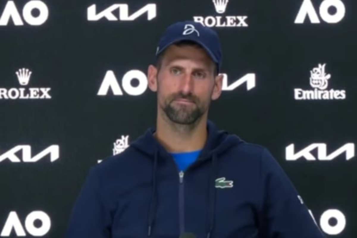 Djokovic conferenza