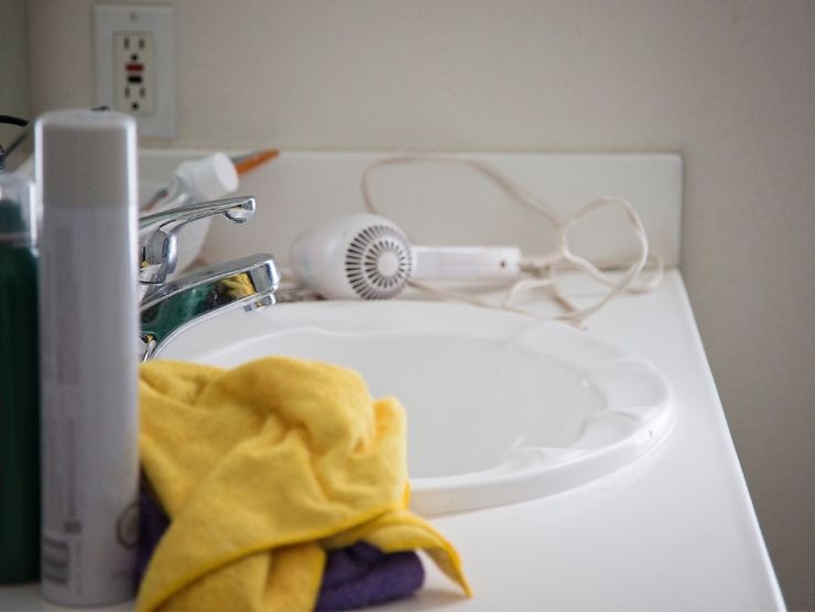 bagno disordinato